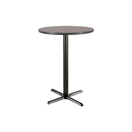 Kfi KFI 36" Round Bar Height Restaurant Table, Graphite T36RD-B2025-38-GPN
